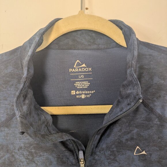 PARADOX Base Layer Merino Wool Blend Active Top Sz L - Picture 2 of 7
